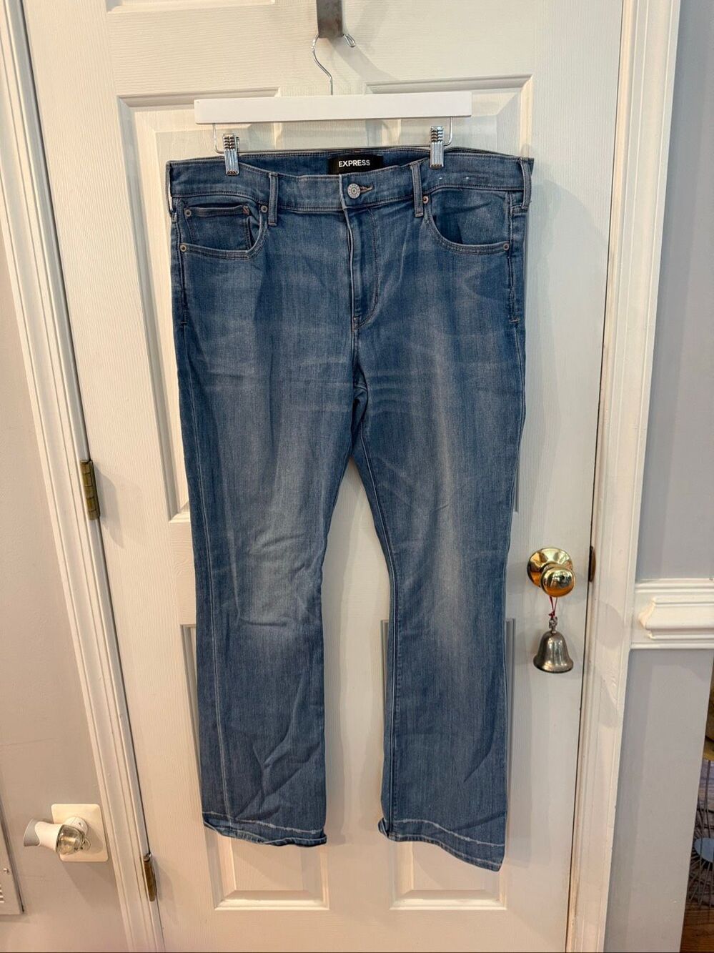 Express Barely Boot Mid Rise Stretch Jeans sz 16 EUC